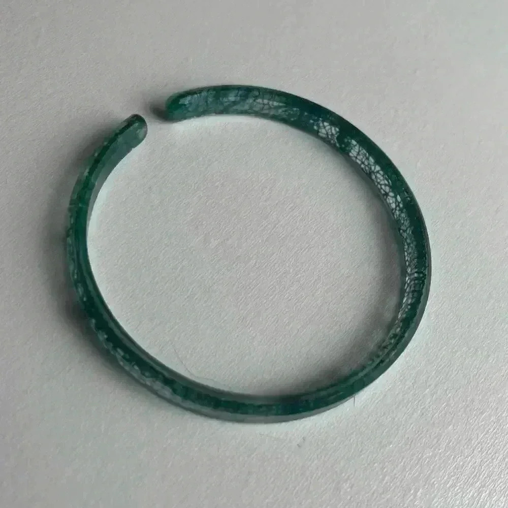 Set of Turquoise and Glitter Bracelets - Picture 3 of 5